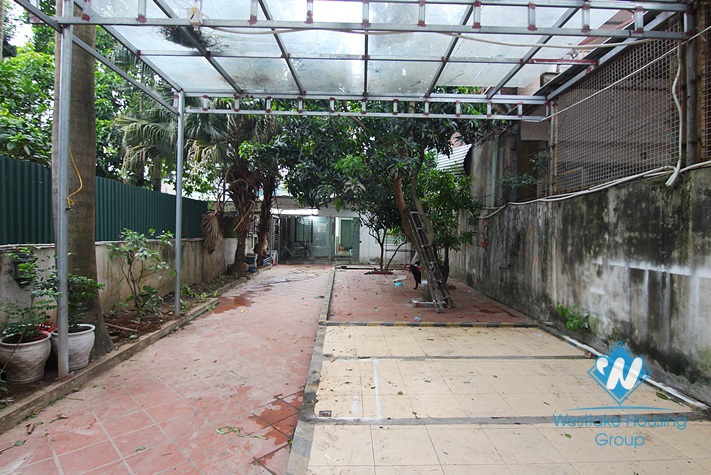 Big garden house with unfurnished for rent in Tay Ho Dist